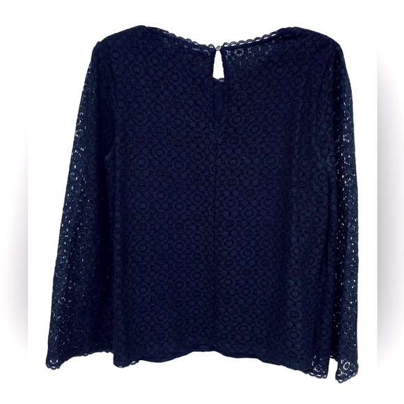 Banana Republic Lace Top w/Bell Long Sleeves - Picture 4 of 5